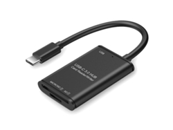 Lector De Tarjetas Portátil Usb 3.1 Tipo-c A Adaptador Otg De Diseño Avanzado Micro Sd ALLINLESS