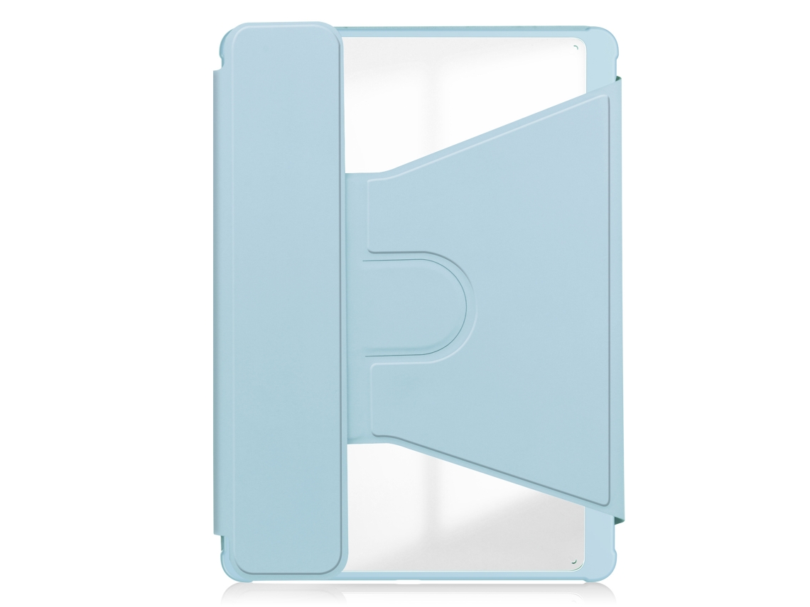Capa Para Samsung Galaxy Tab S10 Fe Sm-x520/sm-x526b Com Ranhura Para Caneta Azul Celeste