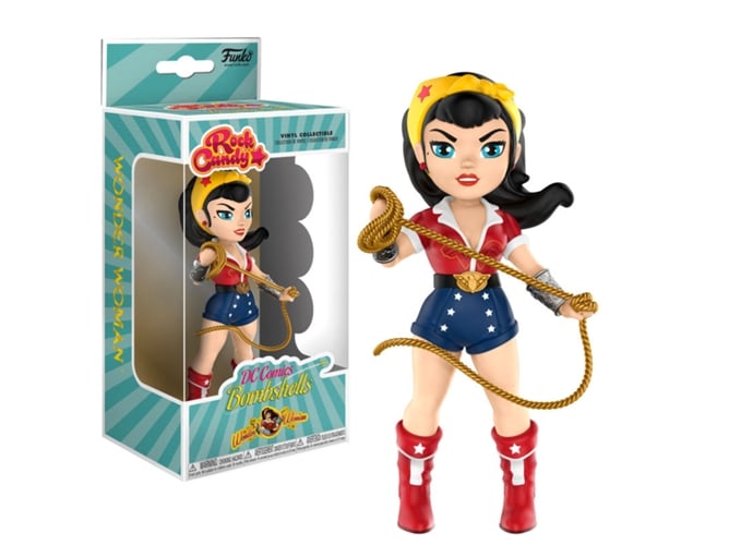 Figura FUNKO Pop! Figura Rock Candy DC Bombshells Wonder Woman