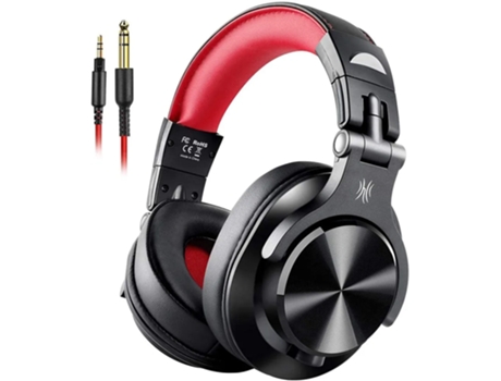 Auriculares con cable rojos ONEODIO A71 adecuados para Iphone y Android