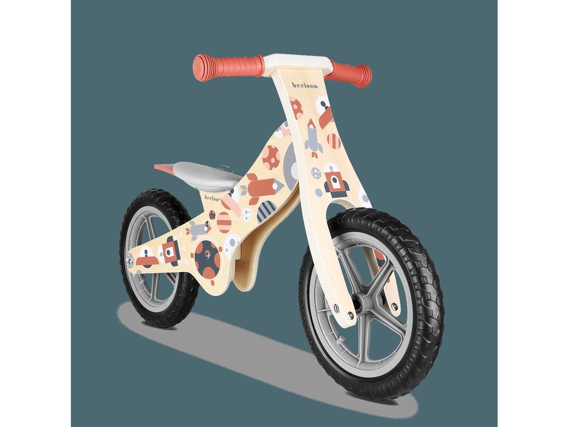 Bicicleta sin pedales de madera COSMO BIKE correpasillos sillín regulable