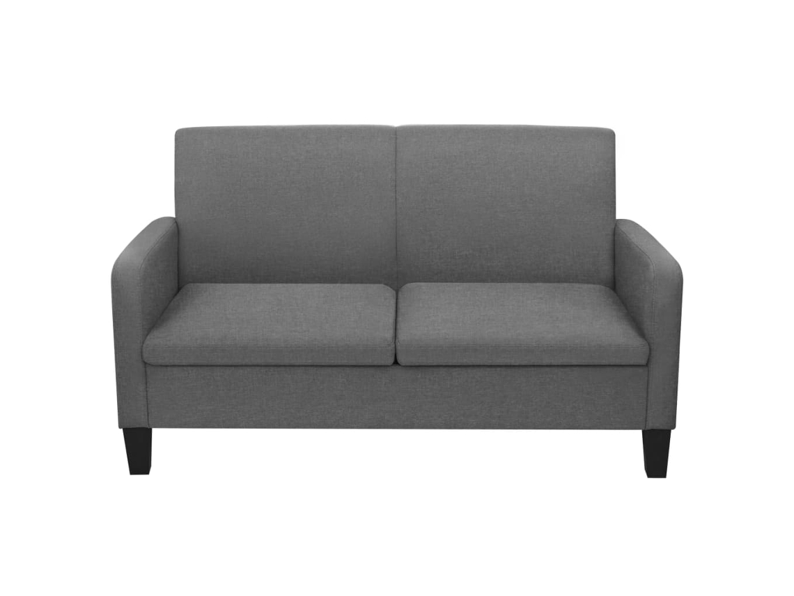 Maison Exclusive - Sofá De 2 Plazas 135x65x76 Cm Gris Oscuro