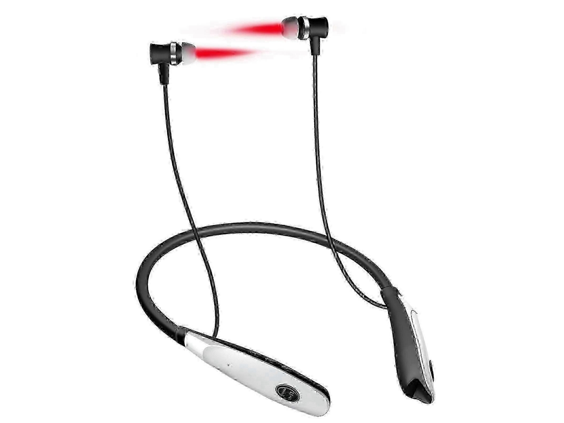 Dispositivo de protección auditiva infrarroja con luz roja, protectores auditivos contra el tinnitus.