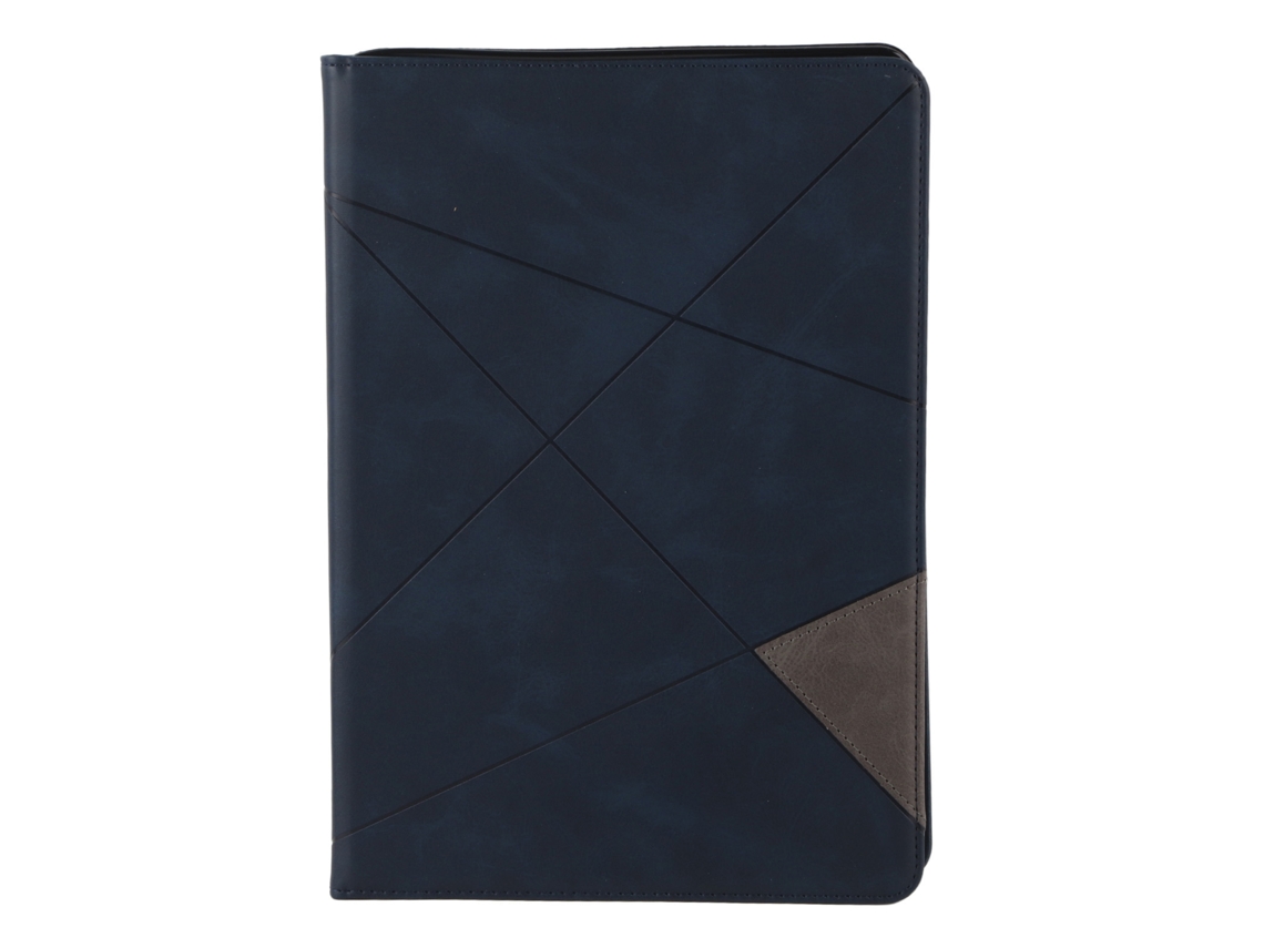Funda de piel sintética ultradelgada Prismatic para tableta iOS 9.7 (azul y dorado claro)