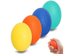 Yncm-pelotas De Silicona Redondas Con Forma De Huevo Para Ejercitar Las Manos Y Aliviar El Estrés.