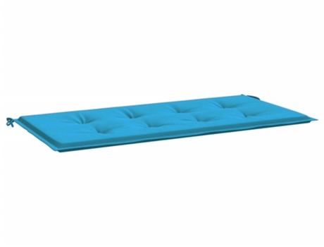 Cojín de banco de jardín tela Oxford azul VIDAXL (100x50x3cm)