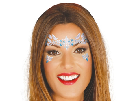 Accesorio GUIRCA Jóias Faciais Adesivas Azules y Blancas