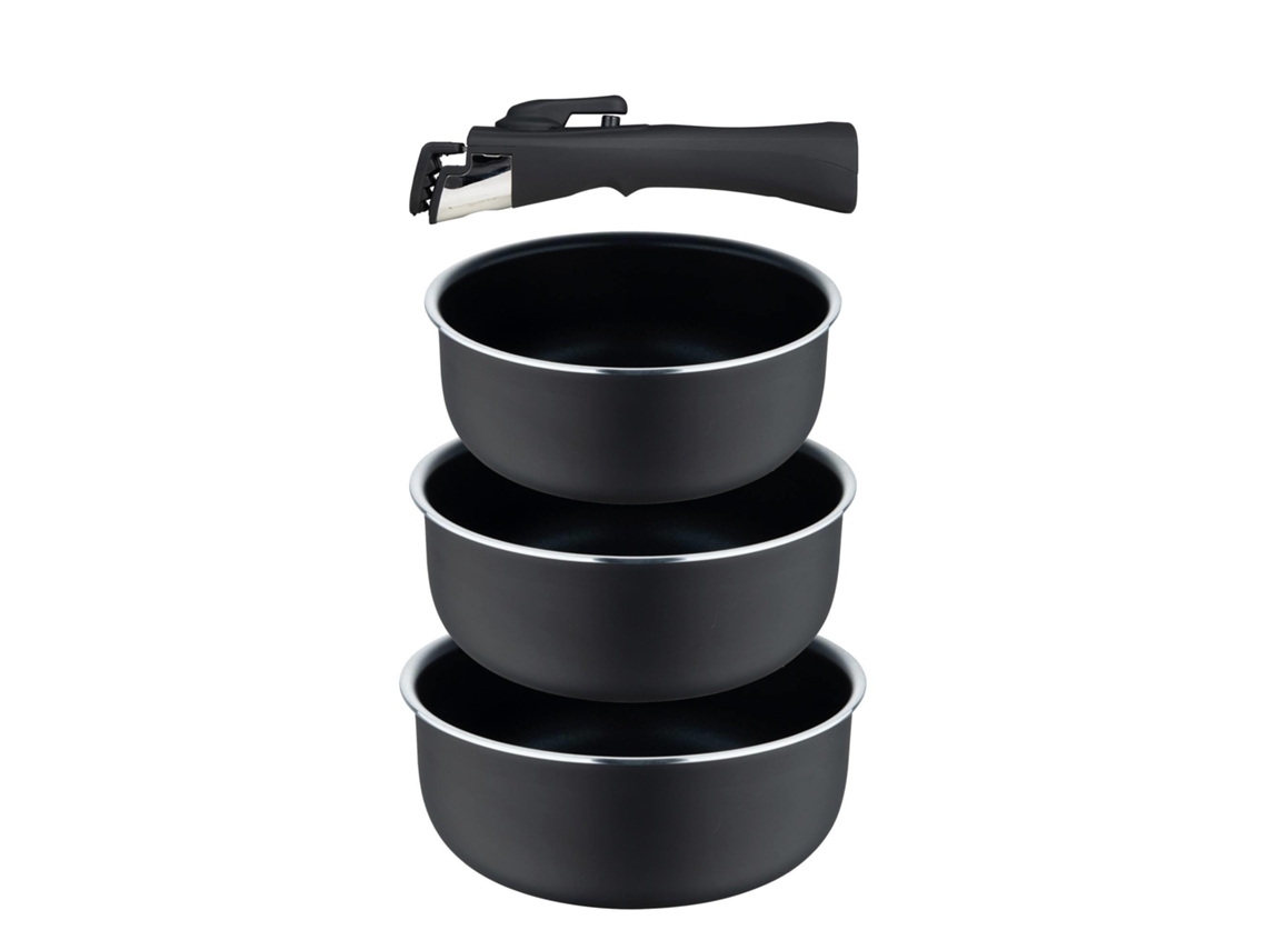 Juego de utensilios de cocina Bergner Click&cook para inducción