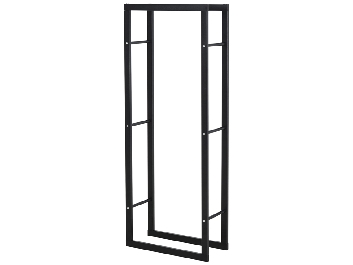 Estante Leña Vertical Metal Interior Exterior 100 Kg