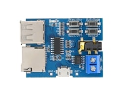 Placa Decodificadora De Áudio Mp3 Com Amplificador De Potência Sem Perda 3.7‑5.5v