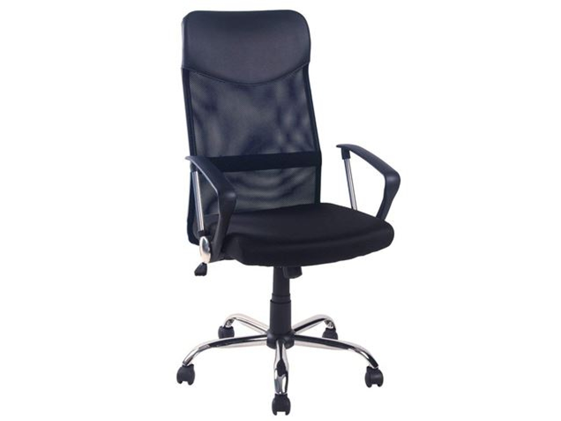 Sillón de Dirección Faraón Piel Artificial Negro