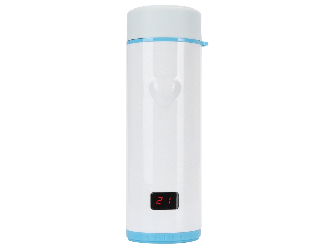 Botella térmica LED de 360 ml con pantalla digital de temperatura, 3 colores y sistema de vacío