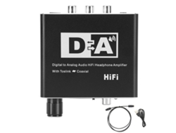 Convertidor de audio digital a analógico (conversión RCA, conexión óptica)
