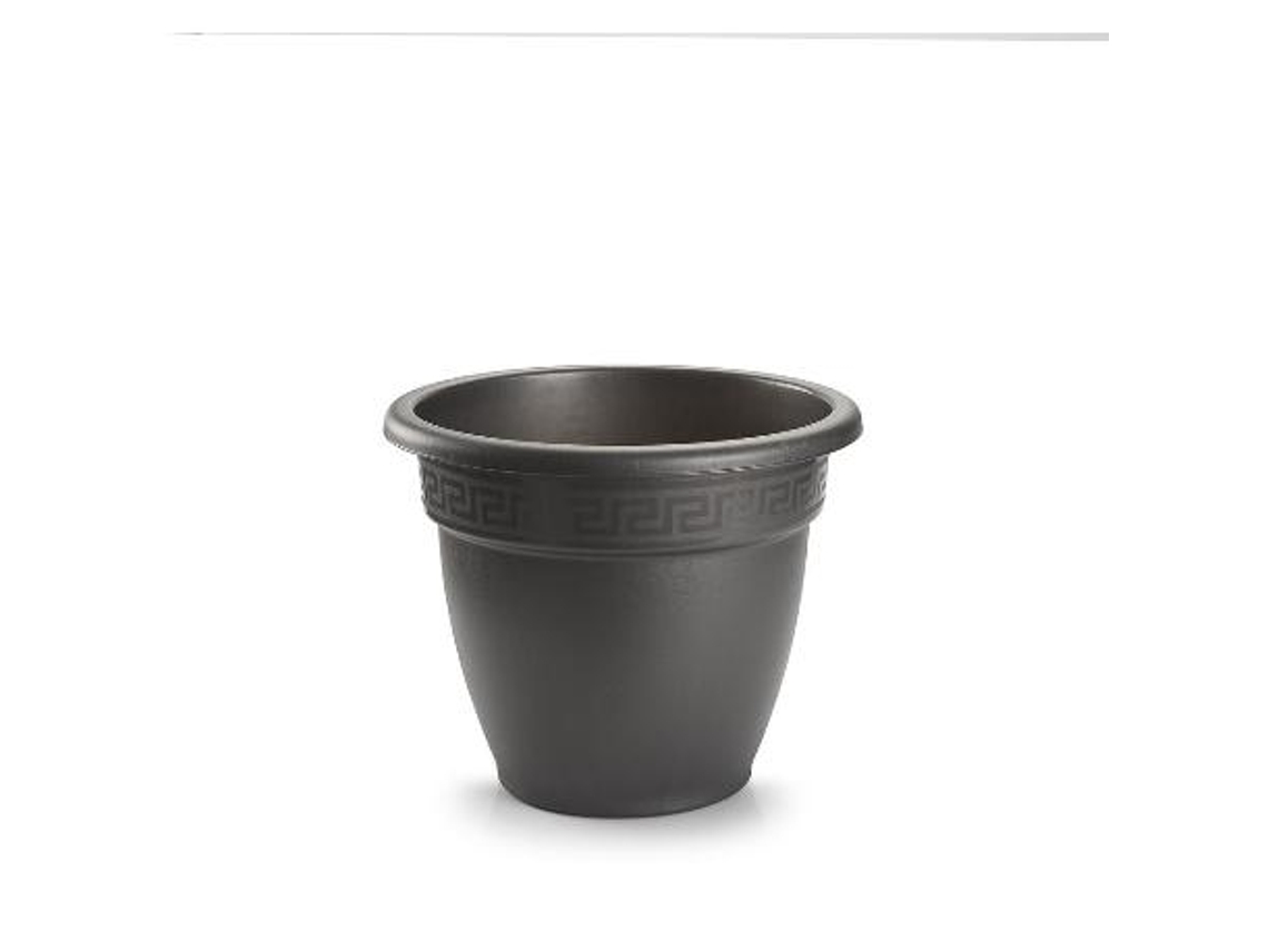 Maceta redonda 25 cm antracita