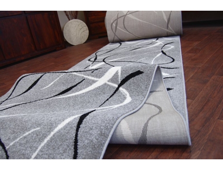Alfombras de Pasillo DYWANY LUSZCZOW (70 x 700 cm - Polipropileno - Gris)
