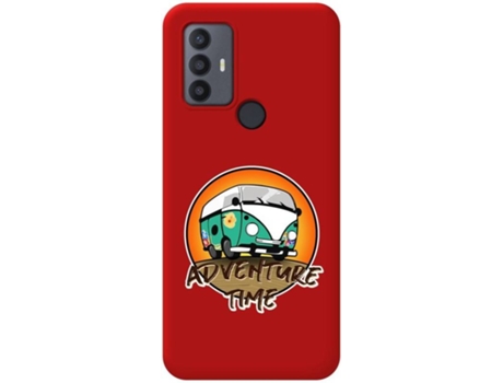 Carcasa para TCL 30 SE TUMUNDOSMARTPHONE Silicona Líquida Dibujos Rojo