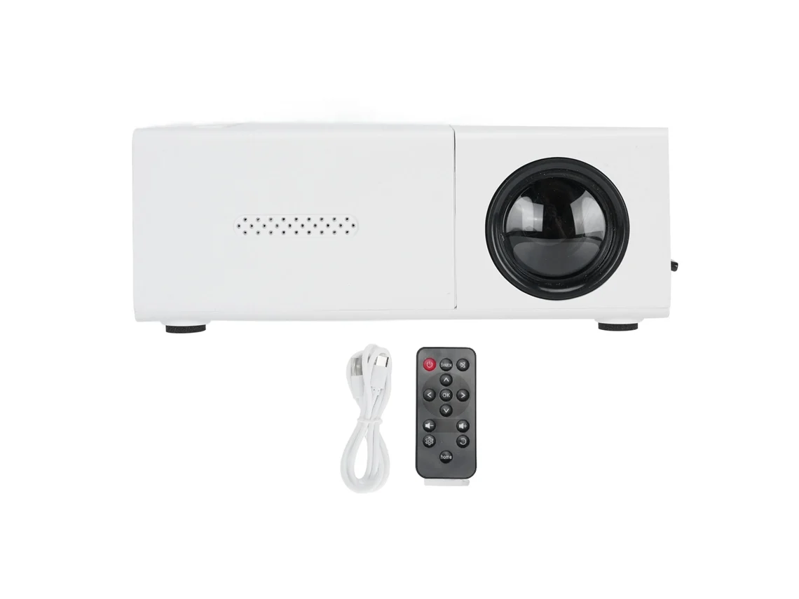 Proyector LED de 1080p con corrección automática y duplicación de pantalla con o sin cable