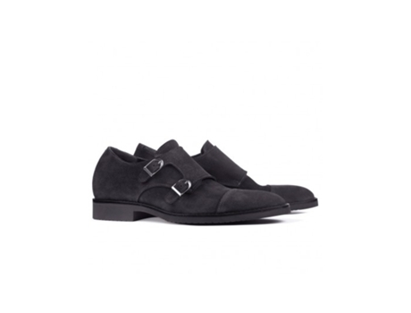 Zapatos con Alzas de 7 cm MASALTOS Portofino para Hombre (45 - Negro)