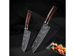 Esto Le Da Al Cuchillo De Chef Una Superficie Brillante Y Lisa, Ideal Para Cortar Sin Esfuerzo Carne, Frutas