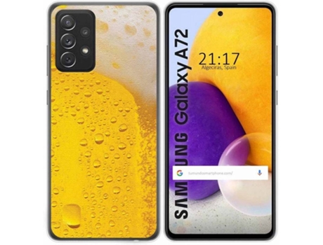 Carcasa Samsung Galaxy A72 TUMUNDOSMARTPHONE Cerveza Multicolor
