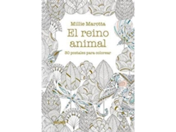 Libro Reino Animal, El. 30 Postales Para Colorear de Millie Marotta (Español)