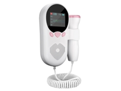 Un Monitor Fetal Con Doppler Y Una Sonda De Alta Sensibilidad Detecta Los Primeros Latidos Del Corazón.
