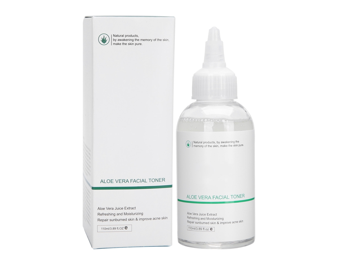 Tónico De Aloe Vera 110ml Hidratante Profundo Calmante Reparador De Quemaduras Solares