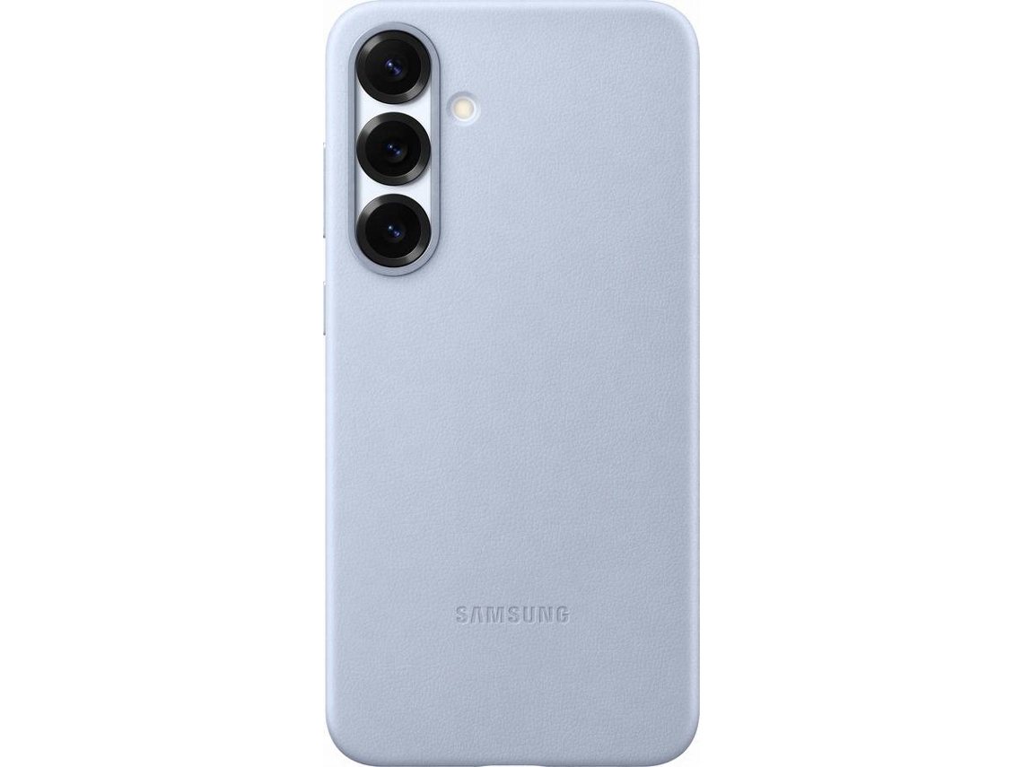 Funda SAMSUNG Galaxy S25 Plus de Piel Vegana (Azul)