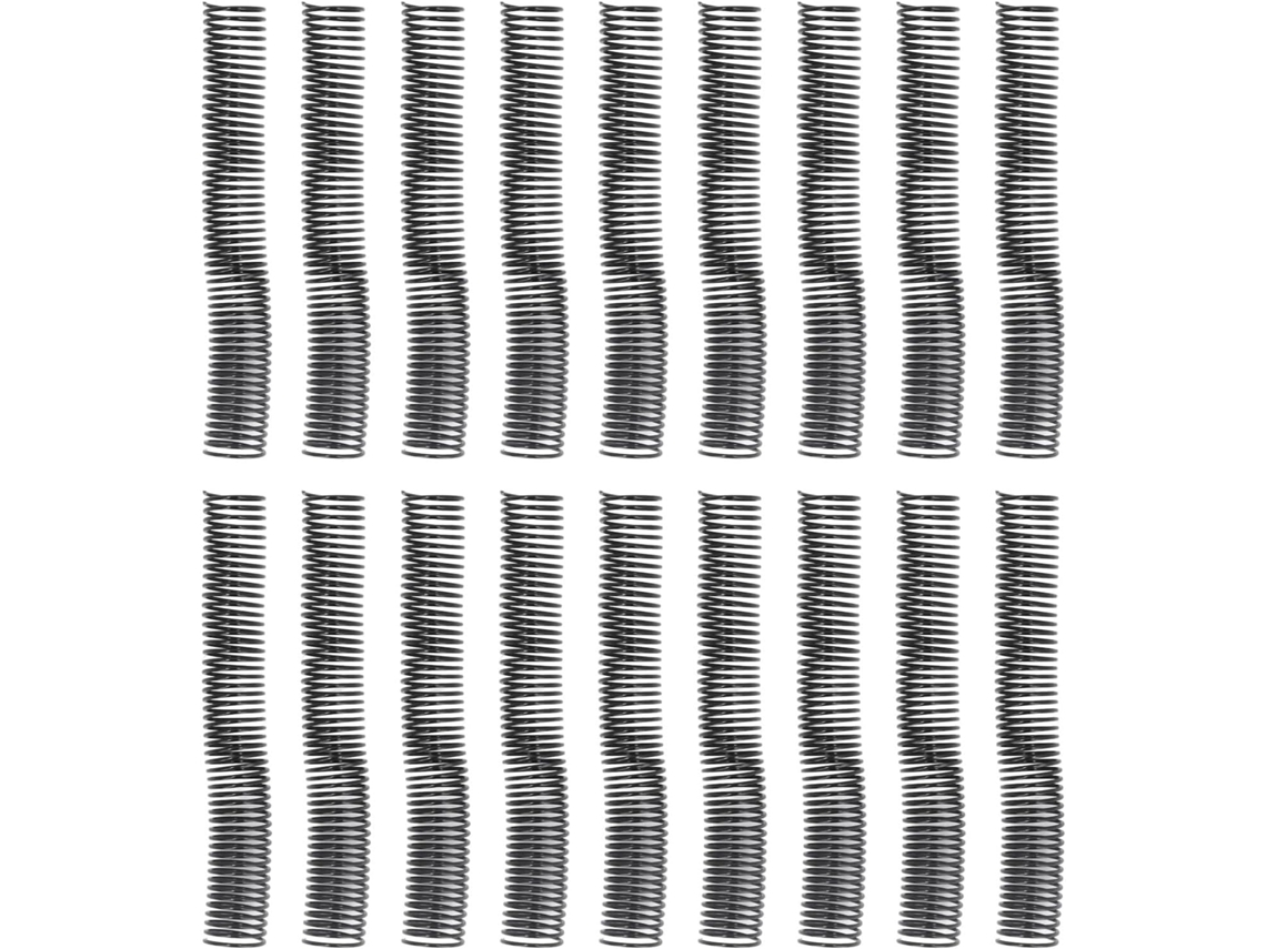 Paquete De 18 Carretes De Encuadernación En Espiral De Plástico - Proporción 4:1 Para Documentos