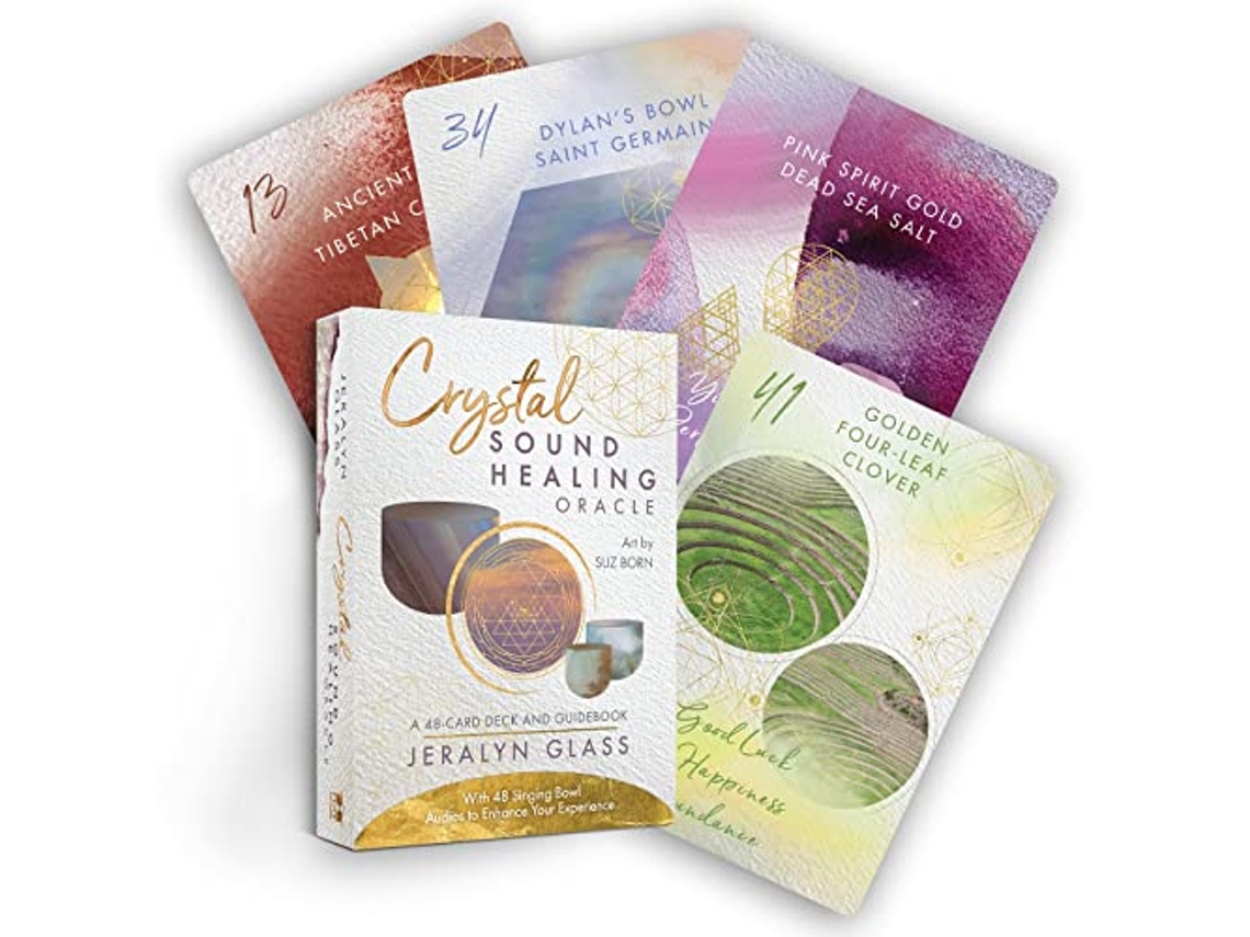 Libro Crystal Sound Healing Oracle de Jeralyn Glass (Inglés)