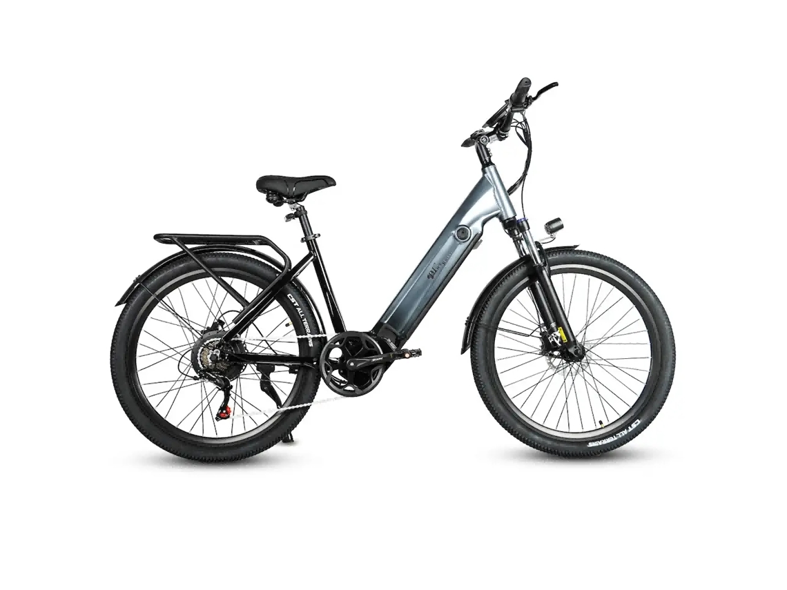 Bicicleta eléctrica Cmacewheel L26 para desplazamientos urbanos, ruedas de 26 pulgadas, con un motor de 500 W y una batería de 48 V y 17 Ah.