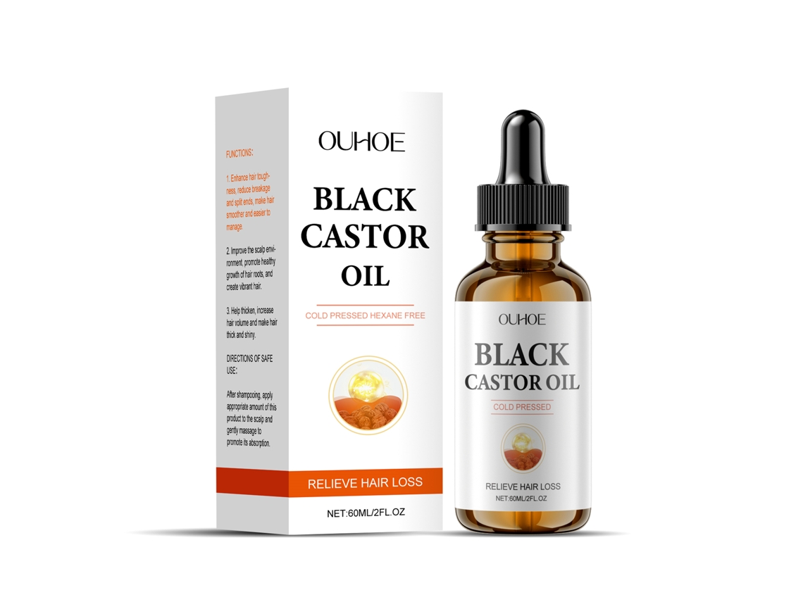 Aceite de ricino negro para fortalecer las raíces