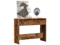 Mesa consola | Mesa de entrada | Mesa auxiliar 100x35x76,5 cm Derivados de madera Madera antigua
