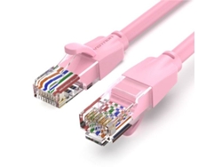 Cable de Red Rj45 Utp VENTION Ibepf Cat.6/ 1M/ Rosa