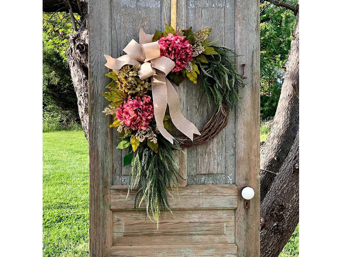 Omni-corona De Navidad De 40cm Para Puerta Principal Decoración Interior Y Exterior De Navidad