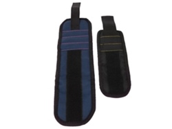 Correa Magnética Para La Muñeca Con Bolsa Para Tornillos, Pernos, Tuercas Y Brocas (azul)