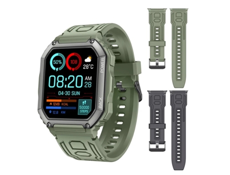 Smart Watch Hombres 1.8inch Bluetooth Dial GPS Movimiento pista Llamadas impermeable fitness Tasa Deportes Smartwatch VEANXIN