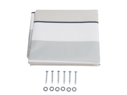 Sombrilla colgante de tela Oxford 600D, impermeable, resistente a la intemperie, ignífuga, para patio de juegos al aire libre