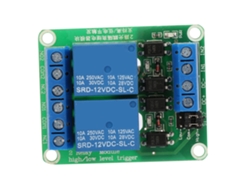 Módulo de relé optoacoplador de 2 canales Velora 2026, 2 piezas, compatible con activación por alta y baja tensión (12 V).