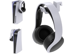 Soporte Para Auriculares Compatible Con Playstation Ps5 - Soporte De Almacenamiento Con Gancho Para Auriculares 3d - Accesorios Para Auriculares - Blanco