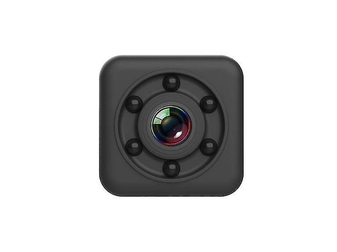Mini cámara inalámbrica wifi con detección de movimiento y visión nocturna HD Yizhood (negra)