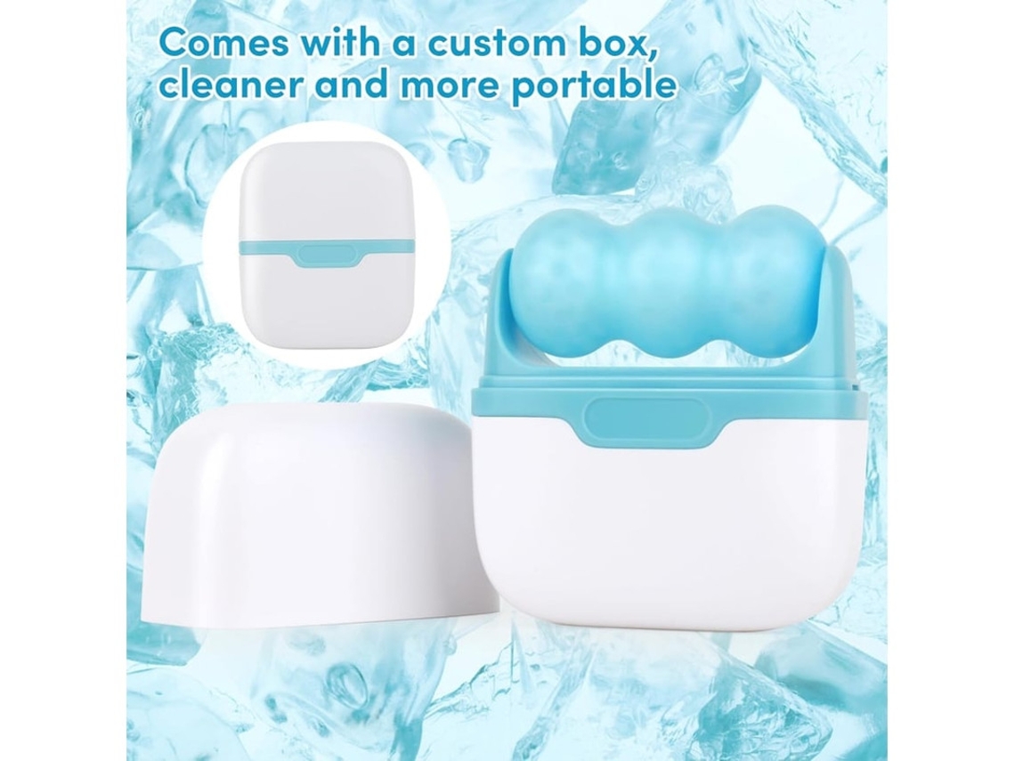 Rodillo de hielo para rostro y ojos. Ideas de regalo para mujeres. Enfriamiento terapéutico para reafirmar, iluminar y reducir arrugas. Masaje Bestvite.