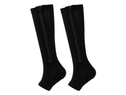Meias Zip Sox Com Zíper*