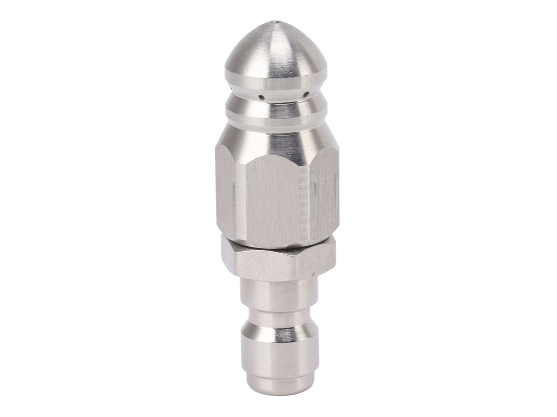 Boquilla de chorro de acero inoxidable de 56 mm y 5000 psi para alcantarillado