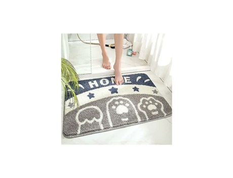 Alfombra de baño absorbente antideslizante gruesa lavable para baño interior kit 40x60cm