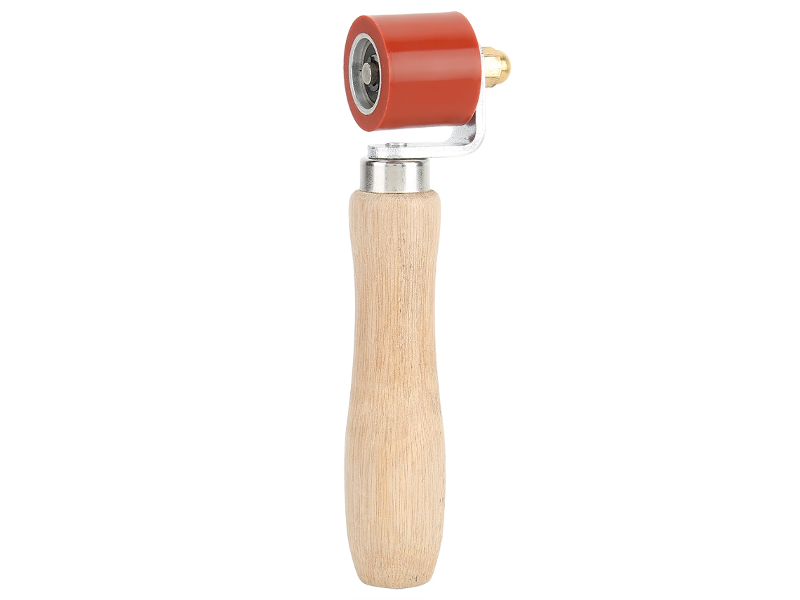 Rodillo de presión manual de silicona de 28 mm con rodamiento, resistente al calor hasta 260 °C | Sin marca