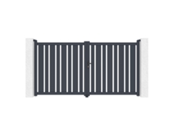 Puerta batiente de aluminio 3m veymont A.160cm