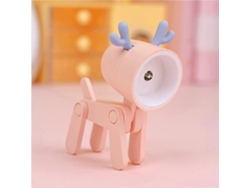 Rebe-lámpara De Escritorio Mini Led Con Soporte De Teléfono Cute En Forma De Ciervo Luz Nocturna Portátil Plegable Para Dormitorio
