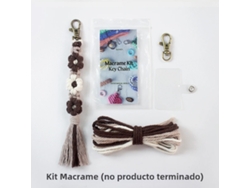 Conjunto de llaveros de margaritas tejidas a mano, con tutorial para principiantes, llavero colgante con borla de margarita DIY MDUG