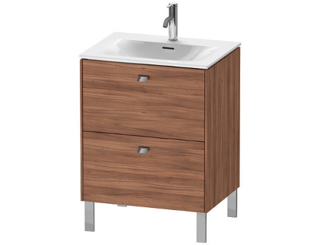 Pedestal de lavabo DURAVIT Brioso vertical 62,0 x 47,9 cm 2 cajones incl. recorte de sifón y delantal para lavabo Viu 234463